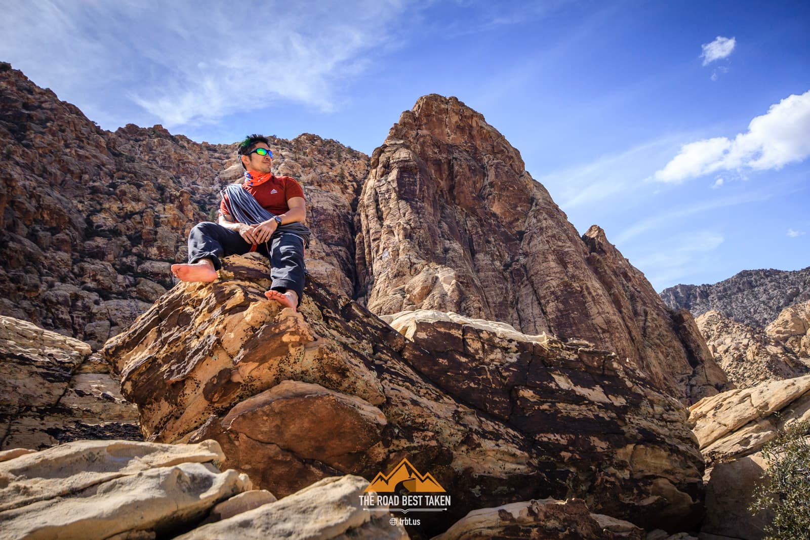 Portrait In Red Rocks, Nevada - Photo by Josh Strater. A picture of me in Red Rocks, Nevada.