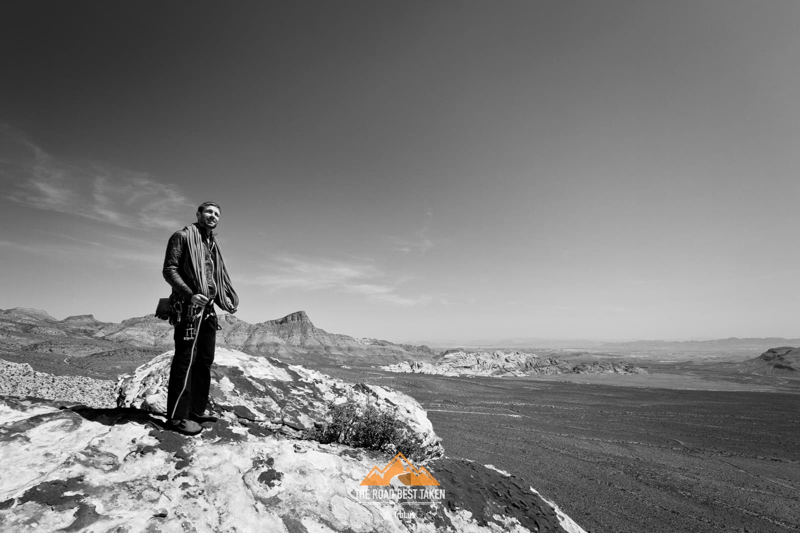 Josh on the Summit, Red Rocks, Nevada - 