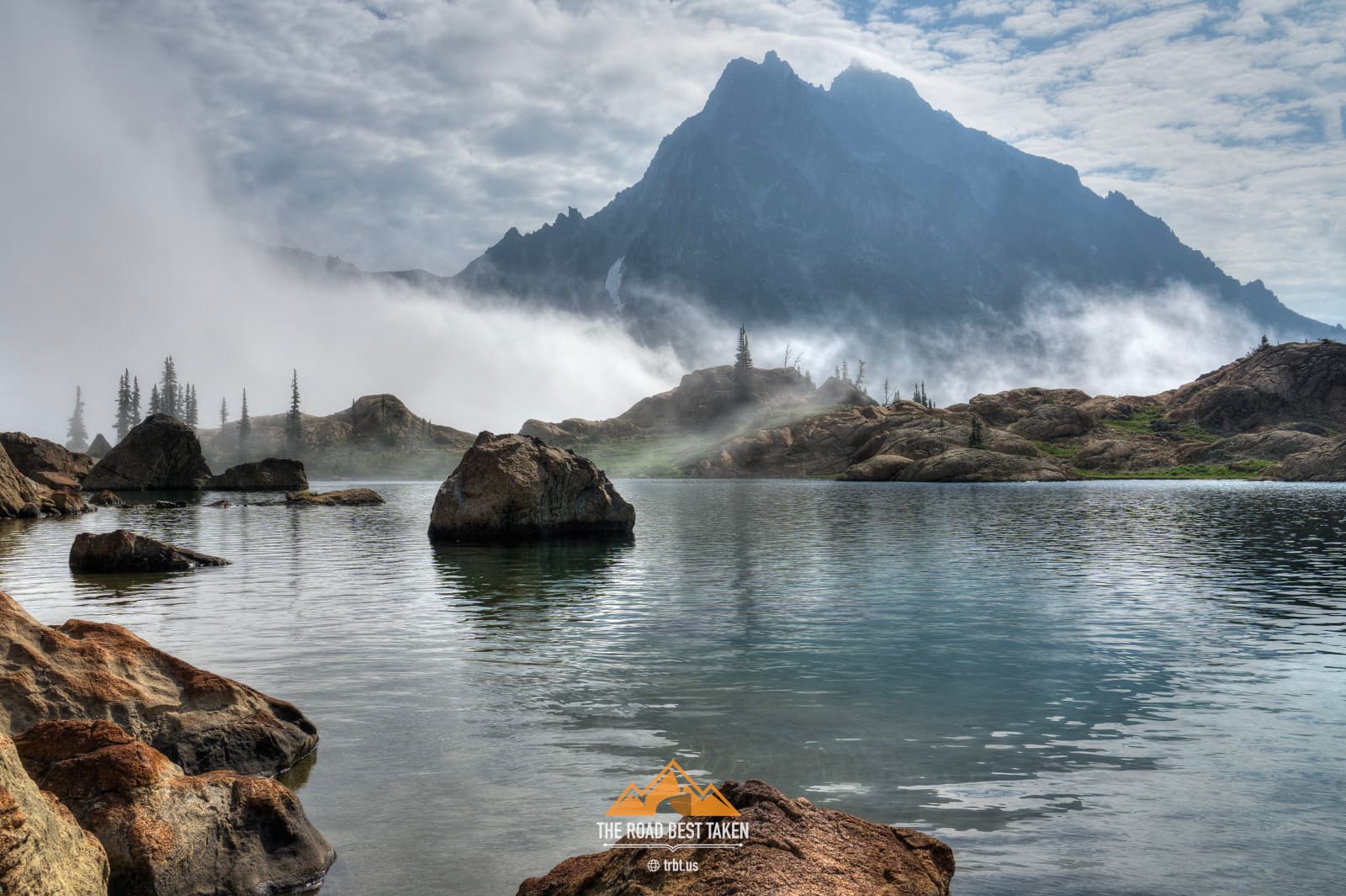 Dragontail Peak from Colchuck Lake, Washington - 