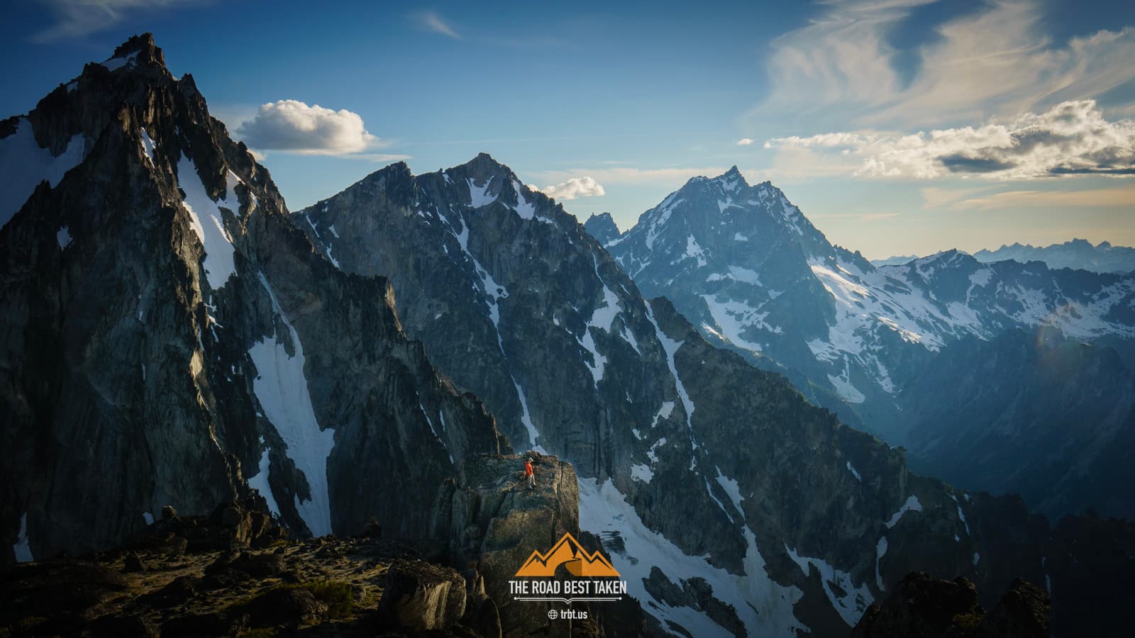 The Enchantments, Washington - Late afternoon before sleeping in the open air within the Enchantments.