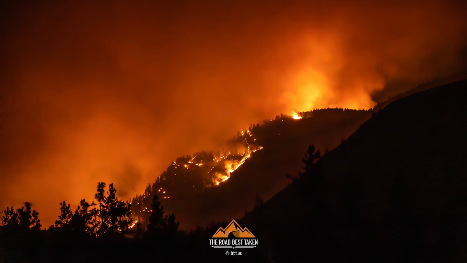 Mazama Wildfire, Washington - Witnessing a wildfire that surrounded the entire Methow Valley.