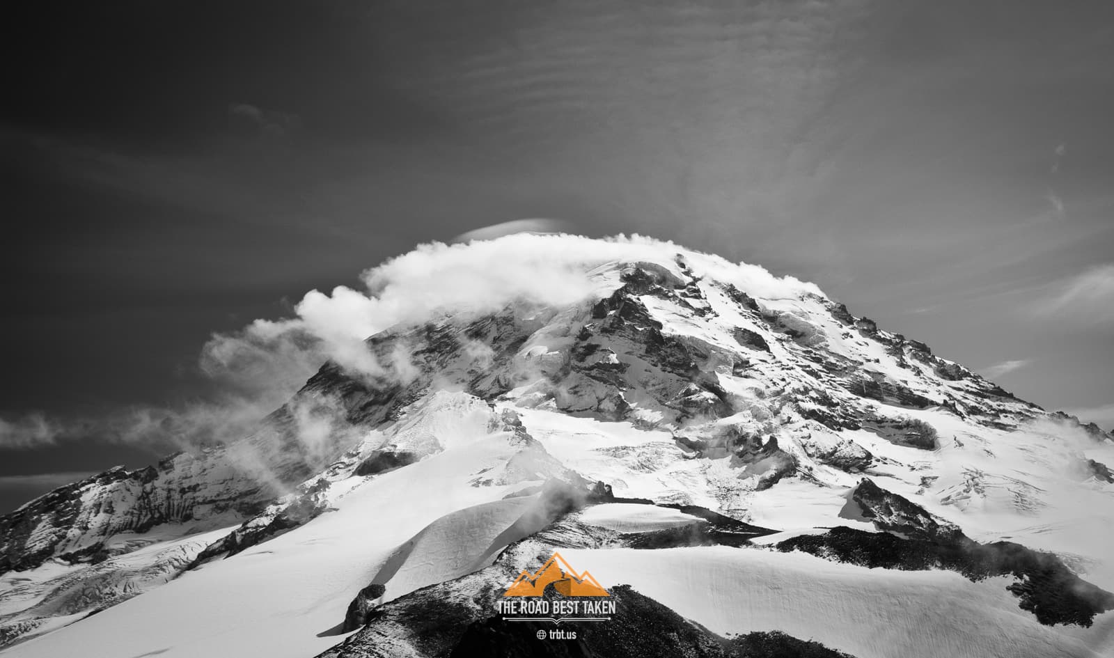 Windy Day on Mt. Rainier, Washington - 