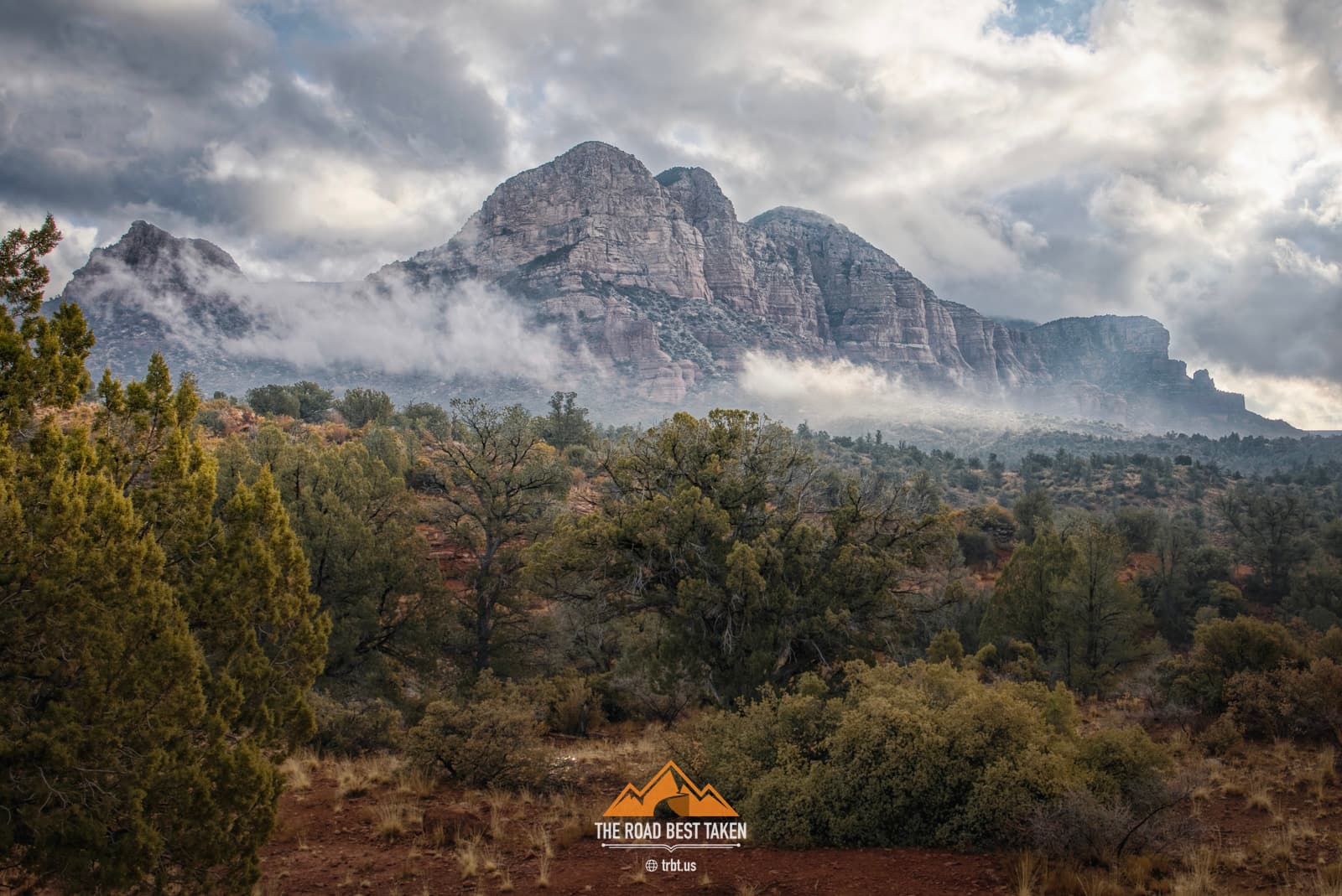 Misty Morning In Sedona, Arizona - 