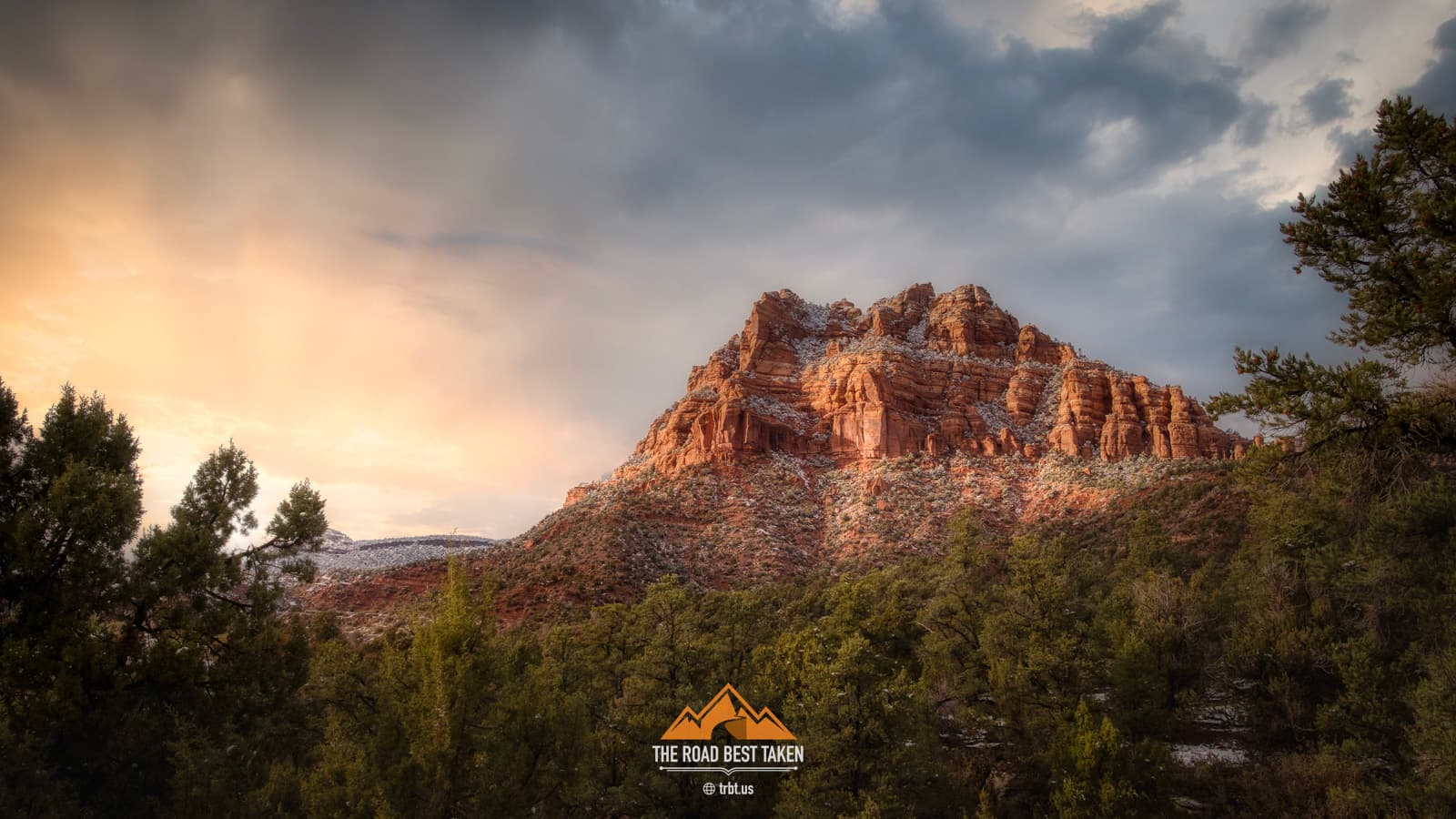 Fresh Snow In Zion National Park #2 - 